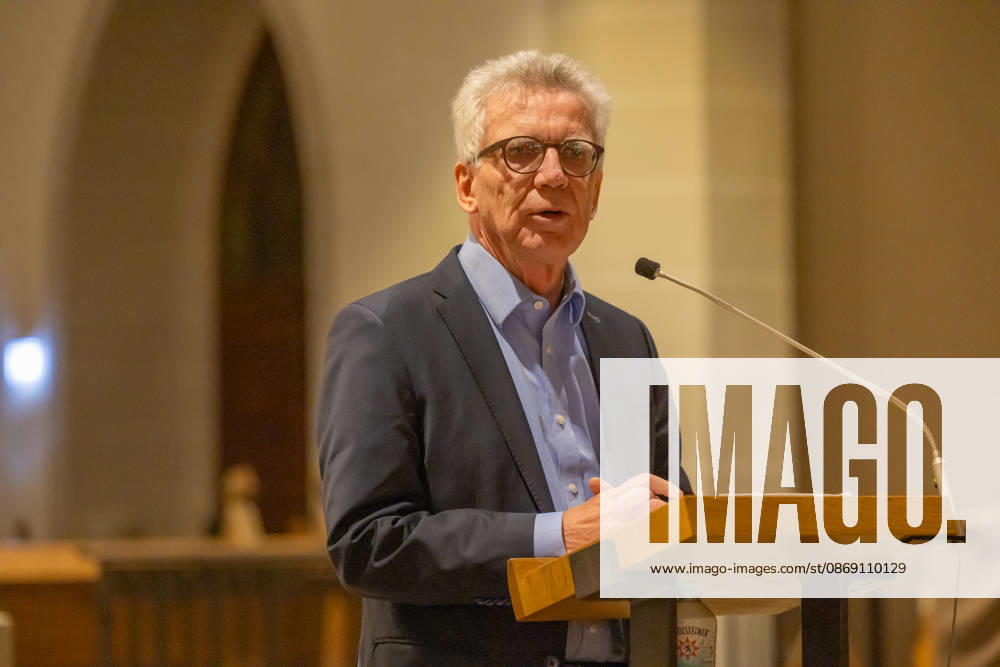 Der frühere Bundesinnen- und Verteidigungsminister Thomas de Maiziere (CDU) hält die 36. Bautzener Rede im Dom St. Petri. Bautzen, 09.10.2026. Unter dem Titel Was ist eigentlich los in Deutschland wer sind wir in Ost und West? spricht der 72-Jährige über die Entwicklung der Ost-West-Verhältnisse seit 1990 und die Erfahrungen aus mehr als drei Jahrzehnten deutscher Einheit. Die überparteiliche Vortragsreihe wird seit November 2022 von der Initiative Bautzen gemeinsam und dem Ökumenischen Domladen Bautzen e.V. organisiert. Sie dient als Forum für gesellschaftspolitischen Austausch.