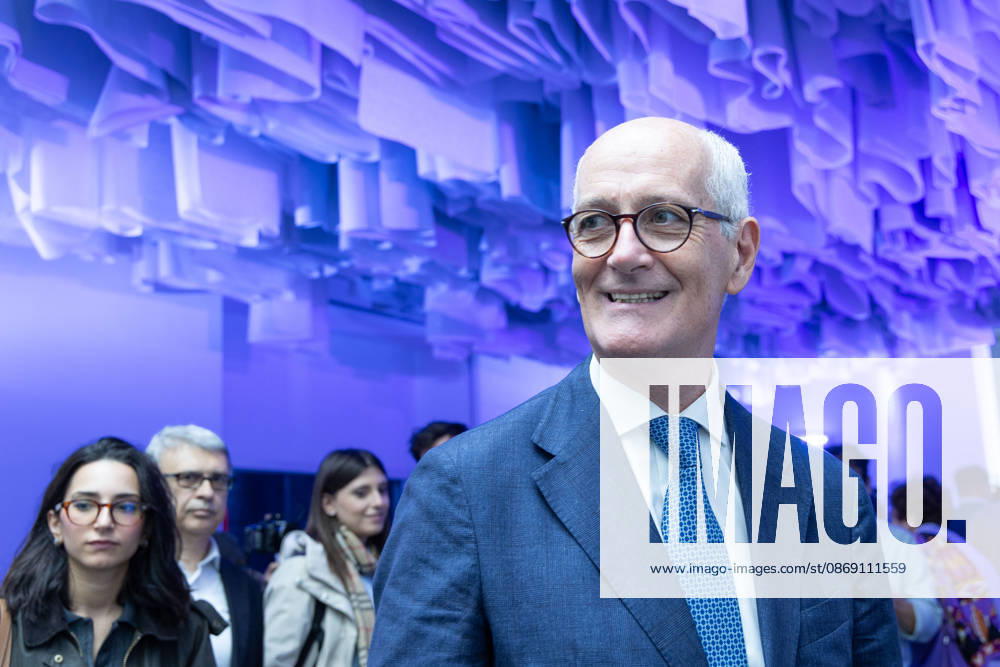 IPA89497230 - Franco Gabrielli during the National Assembly of the new political party Più Uno, held at the Salone delle Colonne in Rome