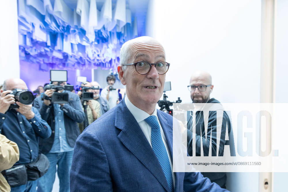 IPA89497231 - Franco Gabrielli during the National Assembly of the new political party PiÃ¹ Uno, held at the Salone delle Colonne in Rome