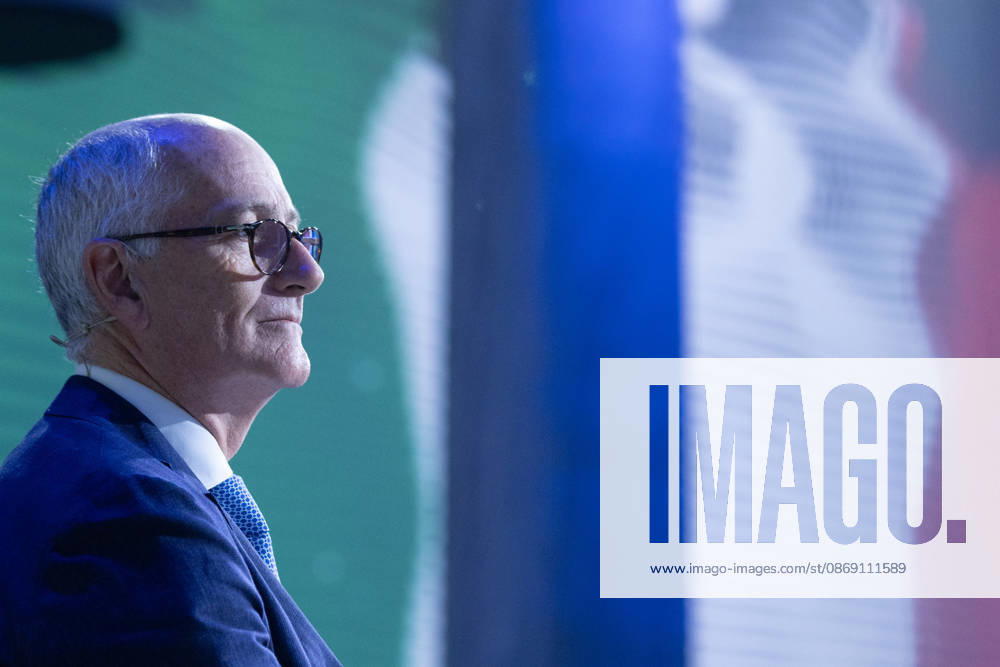 IPA89497307 - Franco Gabrielli during the National Assembly of the new political party PiÃ¹ Uno, held at the Salone delle Colonne in Rome