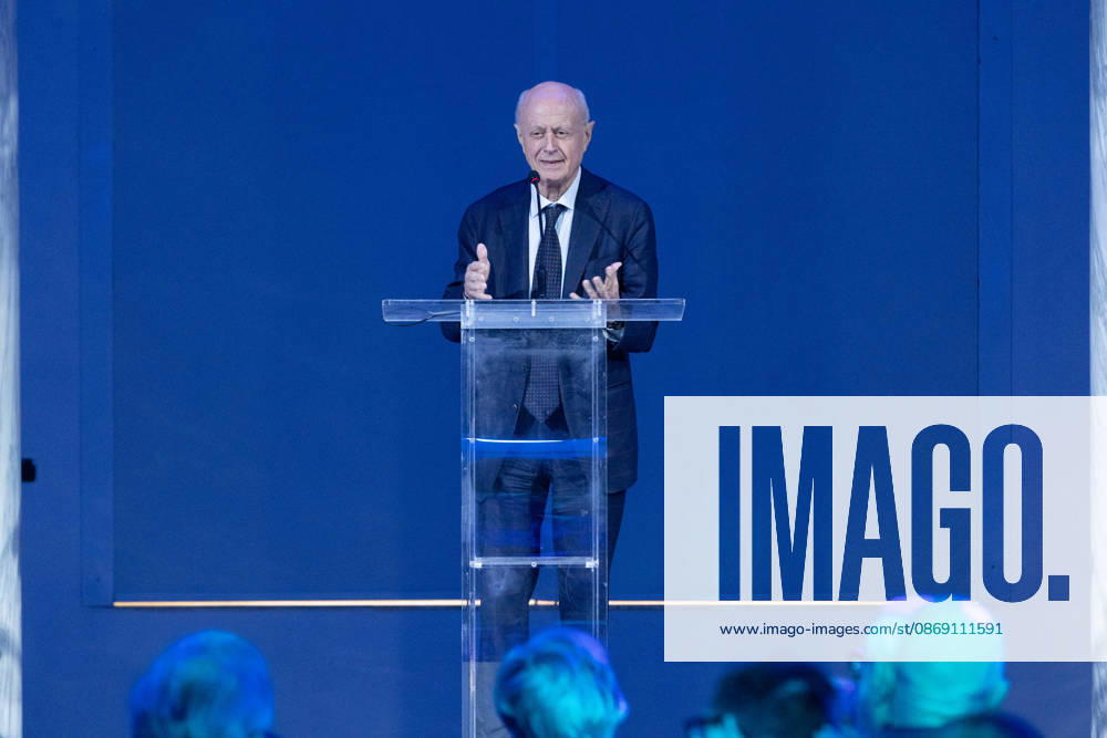 IPA89497319 - Bruno Tabacci during the National Assembly of the new political party Più Uno, held at the Salone delle Colonne in Rome