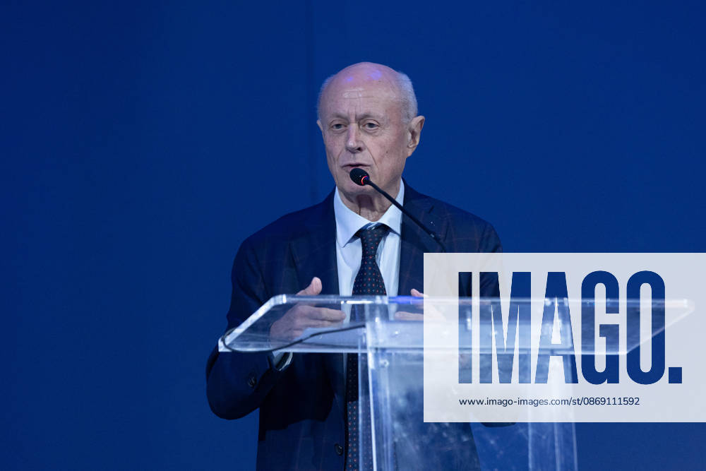IPA89497328 - Bruno Tabacci during the National Assembly of the new political party Più Uno, held at the Salone delle Colonne in Rome