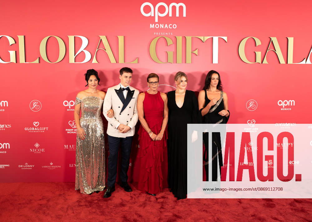 Photocall at the 2nd Global Gift Gala in Monaco: Marie Ducruet, Louis Ducruet, Princess Stéphanie of Monaco, Camille Gottlieb, and Pauline Ducruet attend the 2nd Monaco Global Gift Gala photocall at the Hotel de Paris on October 9, 2026, in Monaco, Monaco Photo by Laurent Coust Starface 460363 2026 10 09 Monaco Monaco