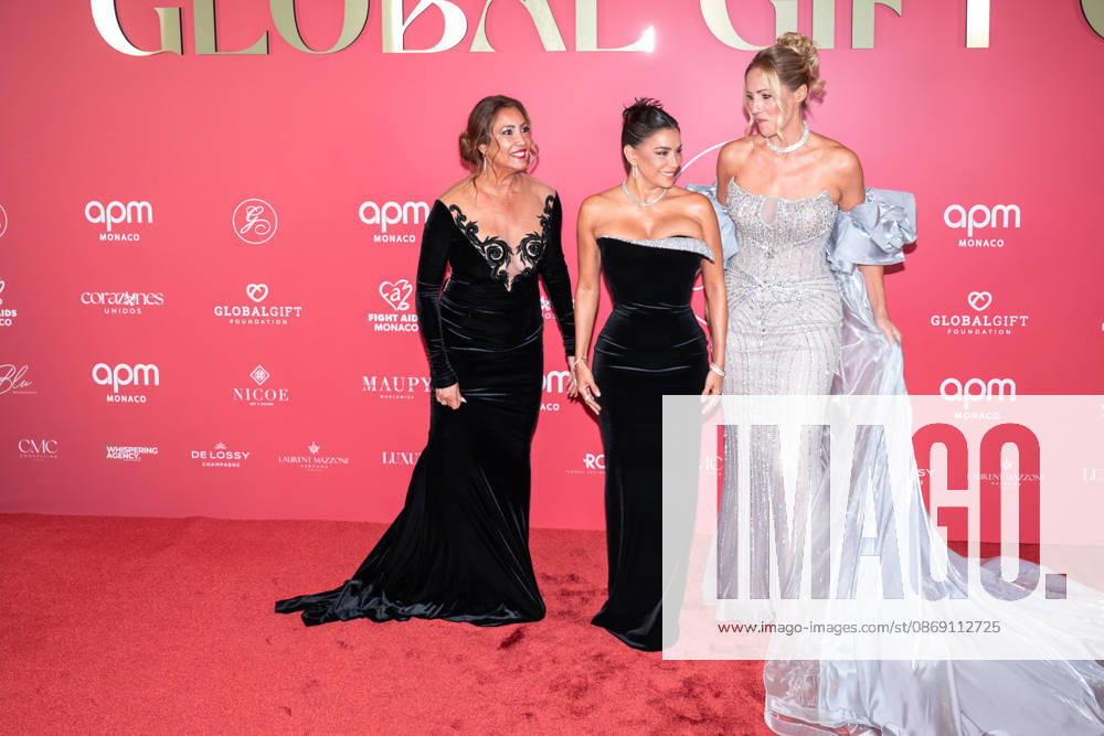 Photocall from the 2nd Global Gift Gala in Monaco: Maria Bravo, Eva Longoria and a guest attend the 2nd Monaco Global Gift Gala photocall at the Hotel de Paris on October 9, 2026, in Monaco, Monaco. Photo by Laurent Coust. Starface 460363 2026 10 09 Monaco Monaco