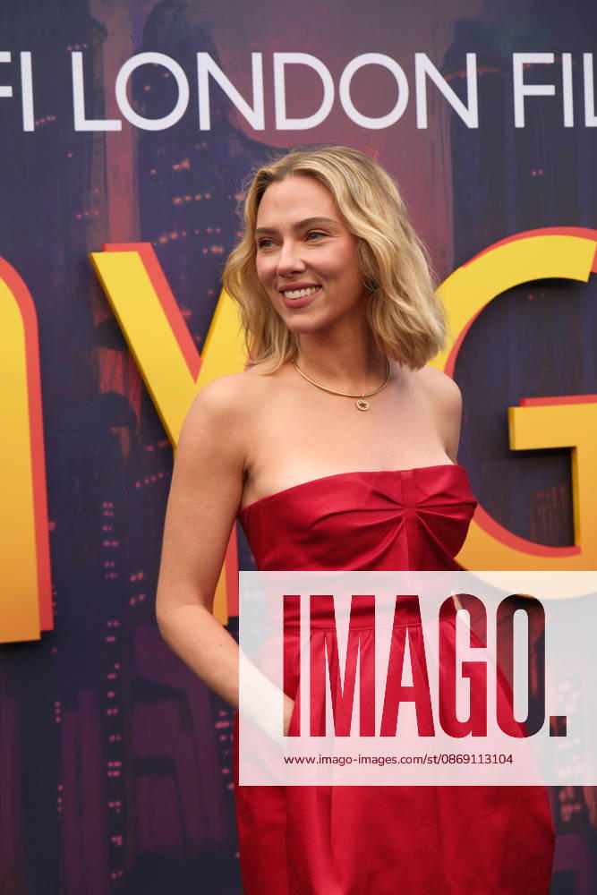 Ray Gunn gala screening, BFI Southbank, London, UK, 10 October 2026 Scarlett Johansson at the gala screening of Ray Gunn, BFI Southbank, London, UK, 10 October 2026., Credit:Julie Edwards Avalon United Kingdom, London