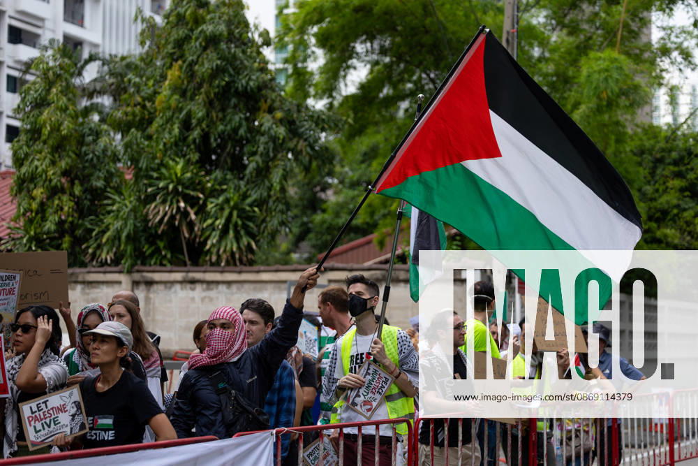 Demonstration Announced Outside Israeli Embassy in Bangkok BANGKOK, THAILAND October 10, 2026: A demonstration concerning the situation in Palestine and Lebanon was scheduled to take place outside the Embassy of Israel in Bangkok, Thailand. The event announcement listed Watermelon Wednesdays Bangkok as the organizer and scheduled the gathering from 10:00 a.m. to 12:00 p.m. local time. (Photo by Thanatchanont Jiraworathanakul Nexpher Images) Bangkok
