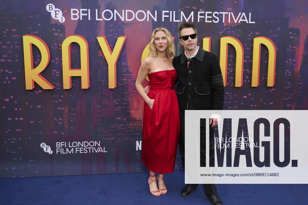 ˜Ray Gunn screening during The 70th BFI London Film Festival at The Royal Festival Hall Featuring: Scarlett Johansson and Sam Rockwell Where: London, United Kingdom When: 10 Oct 2026 Credit: Alan West Cover Images . NOT FOR USE BY NEWSPAPERS BASED IN THE UK.