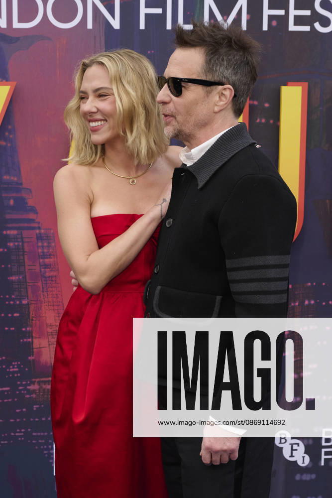 ˜Ray Gunn screening during The 70th BFI London Film Festival at The Royal Festival Hall Featuring: Scarlett Johansson and Sam Rockwell Where: London, United Kingdom When: 10 Oct 2026 Credit: Alan West Cover Images . NOT FOR USE BY NEWSPAPERS BASED IN THE UK.