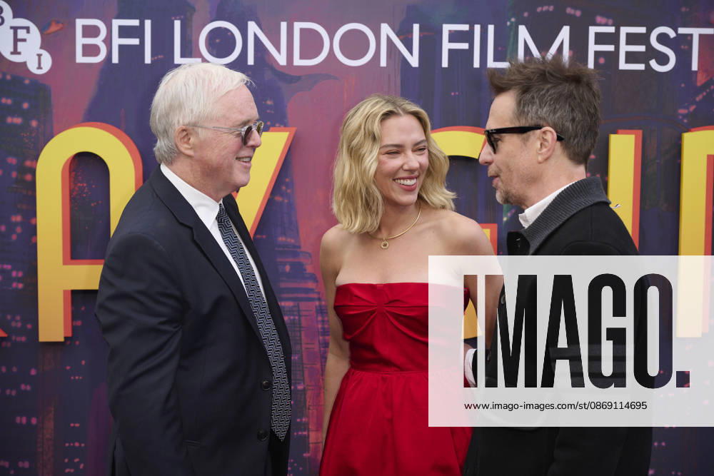 ˜Ray Gunn screening during The 70th BFI London Film Festival at The Royal Festival Hall Featuring: Brad Bird, Scarlett Johansson and Sam Rockwell Where: London, United Kingdom When: 10 Oct 2026 Credit: Alan West Cover Images . NOT FOR USE BY NEWSPAPERS BASED IN THE UK.