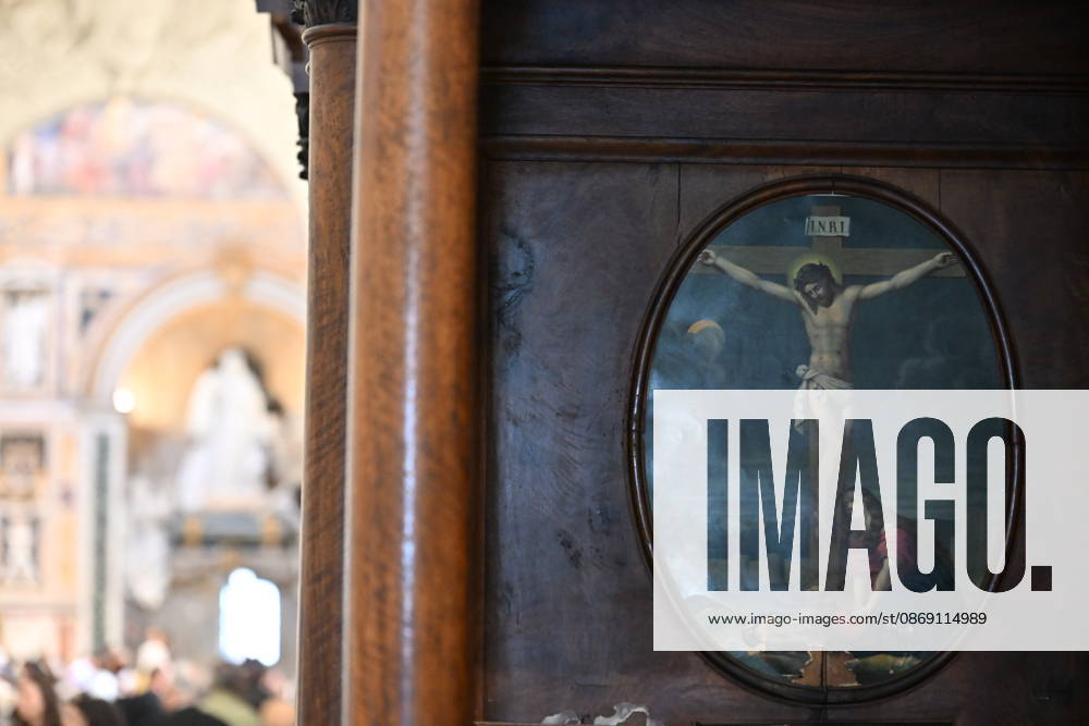 IPA89501611 - Italy, Rome, Vatican, October 10, 2026: Cardinal Baldo Reina celebrates a Mass for the ordination of deacons at St. John Lateran. Photograph by ALESSIA GIULIANI Catholic Press Photo