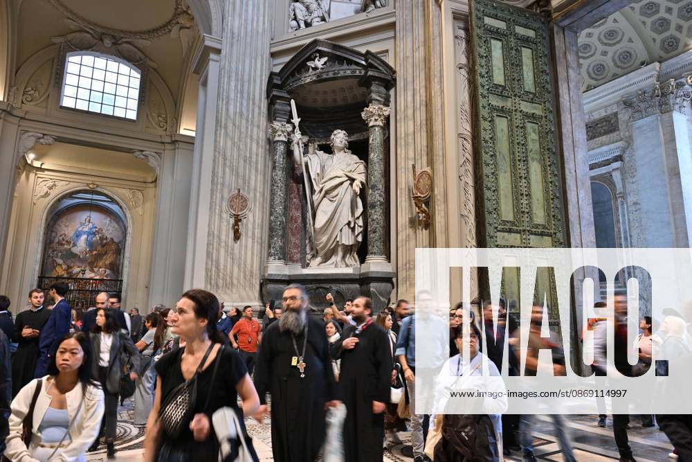 IPA89501650 - Italy, Rome, Vatican, October 10, 2026: Cardinal Baldo Reina celebrates a Mass for the ordination of deacons at St. John Lateran. Photograph by ALESSIA GIULIANI Catholic Press Photo