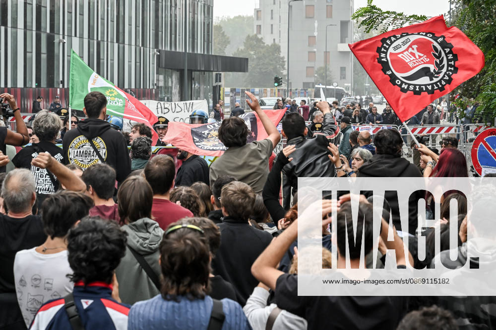Lega Nord rally Milan safer, stop social centers. Near the Lambretta Social Center, Via Rizzoli, 10 10 2026 Milan Milan Italy - ZUMAa289 20261010_zia_a289_074