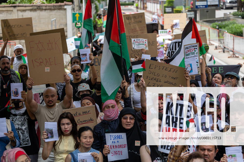 Demonstration Announced Outside Israeli Embassy in Bangkok BANGKOK, THAILAND October 10, 2026: A demonstration concerning the situation in Palestine and Lebanon was scheduled to take place outside the Embassy of Israel in Bangkok, Thailand. The event announcement listed Watermelon Wednesdays Bangkok as the organizer and scheduled the gathering from 10:00 a.m. to 12:00 p.m. local time. (Photo by Thanatchanont Jiraworathanakul Nexpher Images) Bangkok