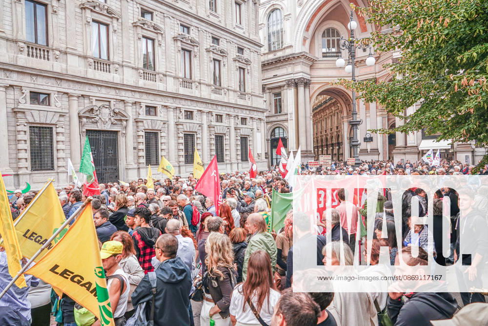 IPA89503014 - Milan, October 10, 2026 A protest organized by local No Data Centers committees to demand a halt to the construction and operation of new data centers in the province of Milan.