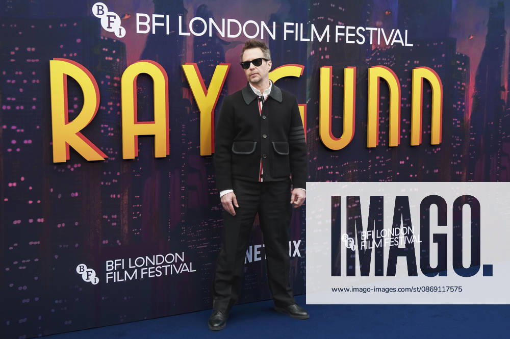 Sam Rockwell bei der Premiere des Netflix-Animationsfilms Ray Gunn auf dem 70. BFI London Film Festival 2026 in der Royal Festival Hall. London