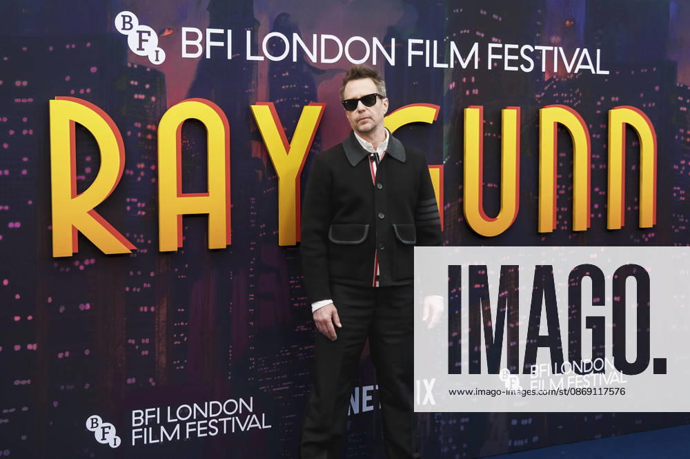 Sam Rockwell bei der Premiere des Netflix-Animationsfilms Ray Gunn auf dem 70. BFI London Film Festival 2026 in der Royal Festival Hall. London