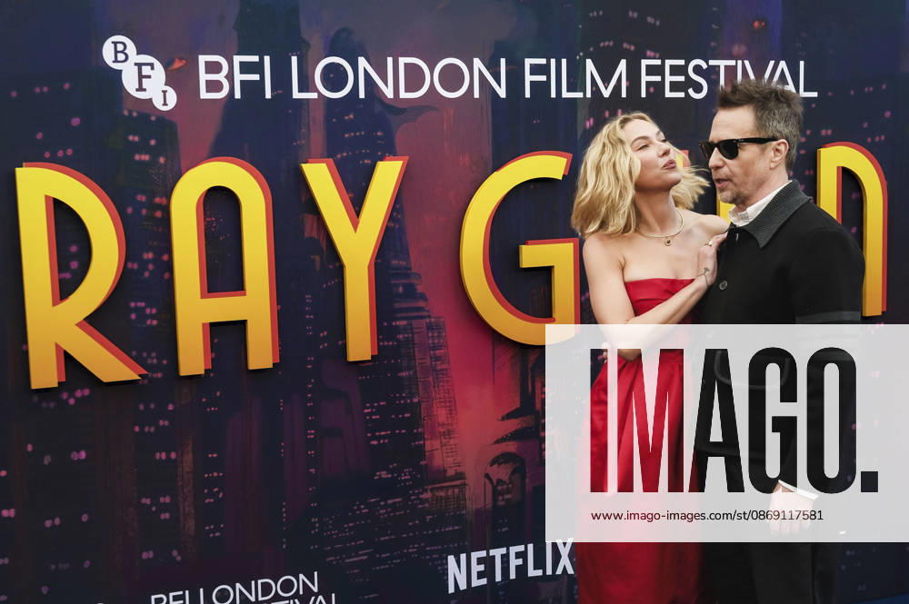 Scarlett Johansson und Sam Rockwell bei der Premiere des Netflix-Animationsfilms Ray Gunn auf dem 70. BFI London Film Festival 2026 in der Royal Festival Hall. London