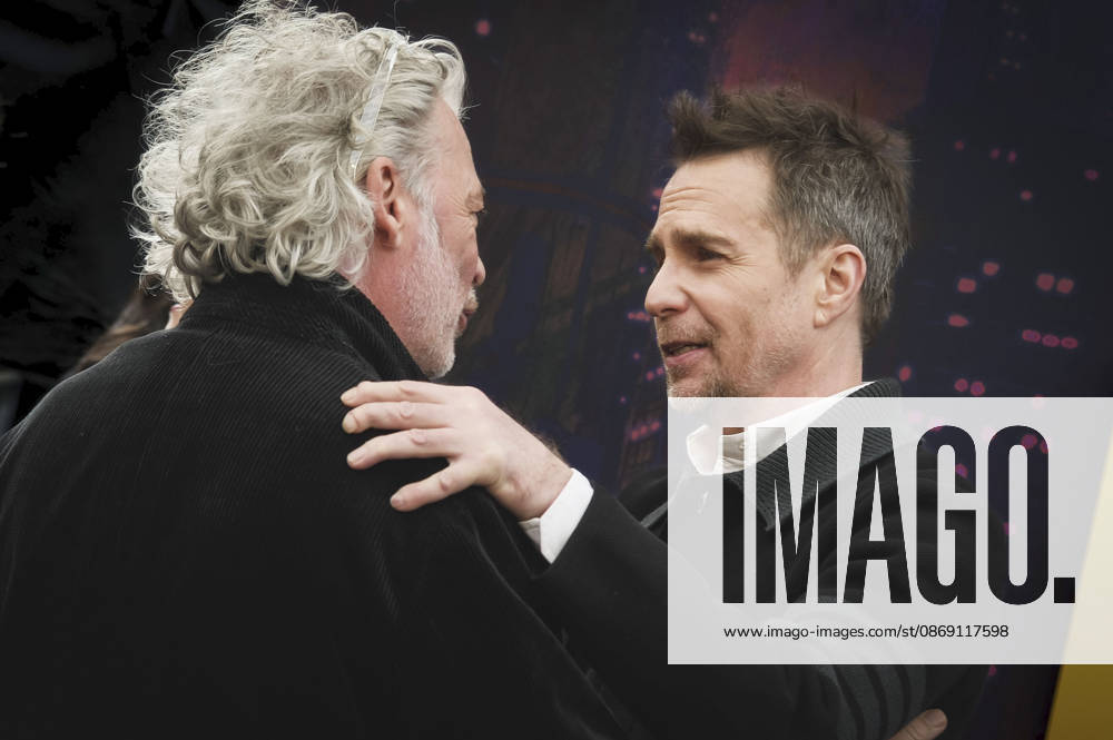 Dexter Fletcher und Sam Rockwell bei der Premiere des Netflix-Animationsfilms Ray Gunn auf dem 70. BFI London Film Festival 2026 in der Royal Festival Hall. London