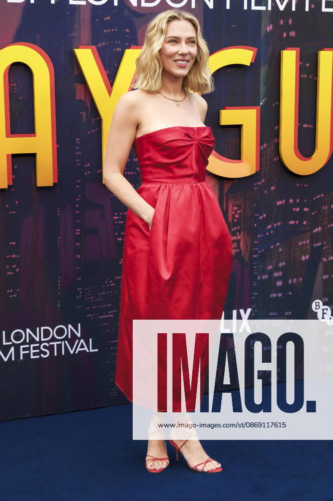 Scarlett Johansson bei der Premiere des Netflix-Animationsfilms Ray Gunn auf dem 70. BFI London Film Festival 2026 in der Royal Festival Hall. London