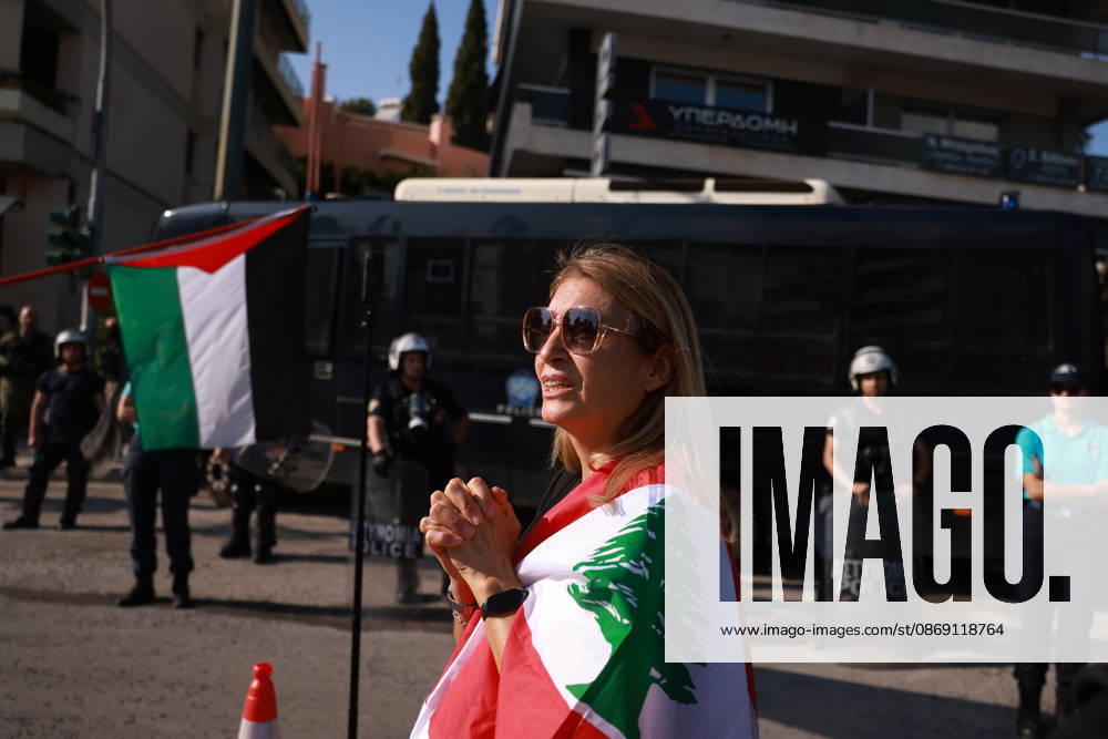 Global day of Action for Palestine protest in Athens ATHENS, GREECE - OCTOBER 10 : People take part in a protest during the Global Day of Action for Palestine in Athens, Greece on October 10, 2026. Costas Baltas Anadolu Athens Greece. Editorial use only. Please get in touch for any other usage.