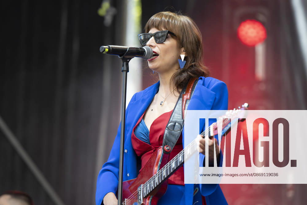 Nat Simons performs Hispanidad Festival 2026 in Madrid, Spain - 10 Oct 2026 Singer Nat Simons performs during the Hispanidad Festival 2026 concert at the Plaza de Espana. Madrid Spain