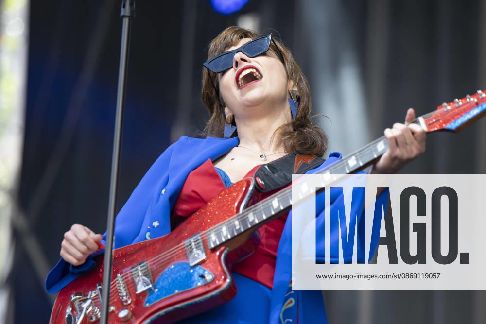 Nat Simons performs Hispanidad Festival 2026 in Madrid, Spain - 10 Oct 2026 Singer Nat Simons performs during the Hispanidad Festival 2026 concert at the Plaza de Espana. Madrid Spain