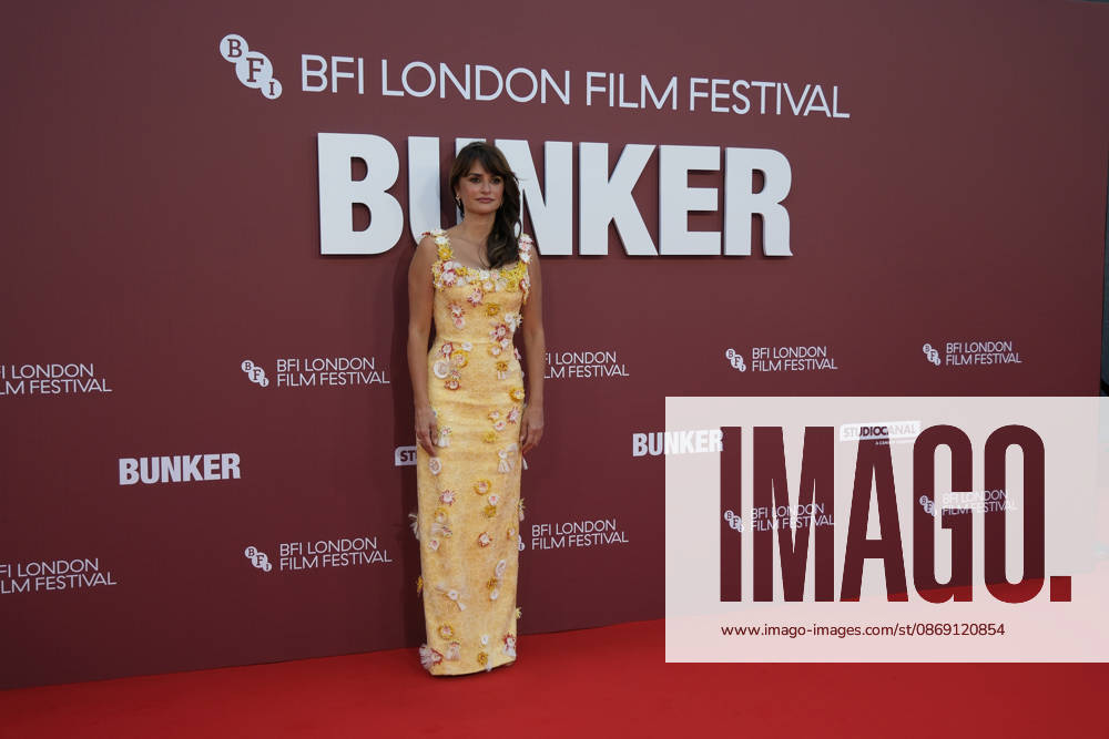 Bunker gala screening, BFI Southbank, London, UK, 10 October 2026 PenÃ lope Cruz at the gala screening of Bunker, BFI Southbank, London, UK, 10 October 2026., Credit:Julie Edwards Avalon United Kingdom, London