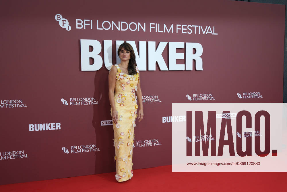 Bunker gala screening, BFI Southbank, London, UK, 10 October 2026 PenÃ lope Cruz at the gala screening of Bunker, BFI Southbank, London, UK, 10 October 2026., Credit:Julie Edwards Avalon United Kingdom, London