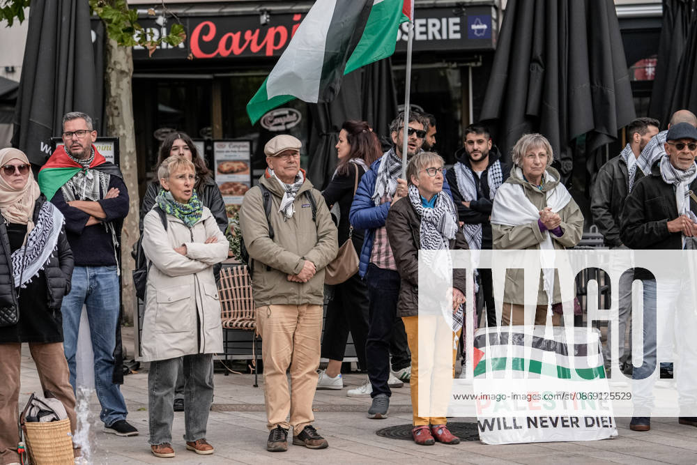 Pro-Palestine demonstration held in Luxembourg LUXEMBOURG, LUXEMBOURG - OCTOBER 10: Demonstrators gather for a pro-Palestine march organized by the Letz Act for Palestine initiative as part of a global day of action in solidarity with Palestinians in Luxembourg City, Luxembourg, on October 10, 2026. Organized in response to a call by the Global Alliance for Palestine, the march begins on Boulevard Franklin Roosevelt and proceeds towards Place de Paris, with participants calling for justice, freedom and self-determination for Palestinians. Muhammed Said Tako Anadolu Luxembourg Luxembourg. Editorial use only. Please get in touch for any other usage.