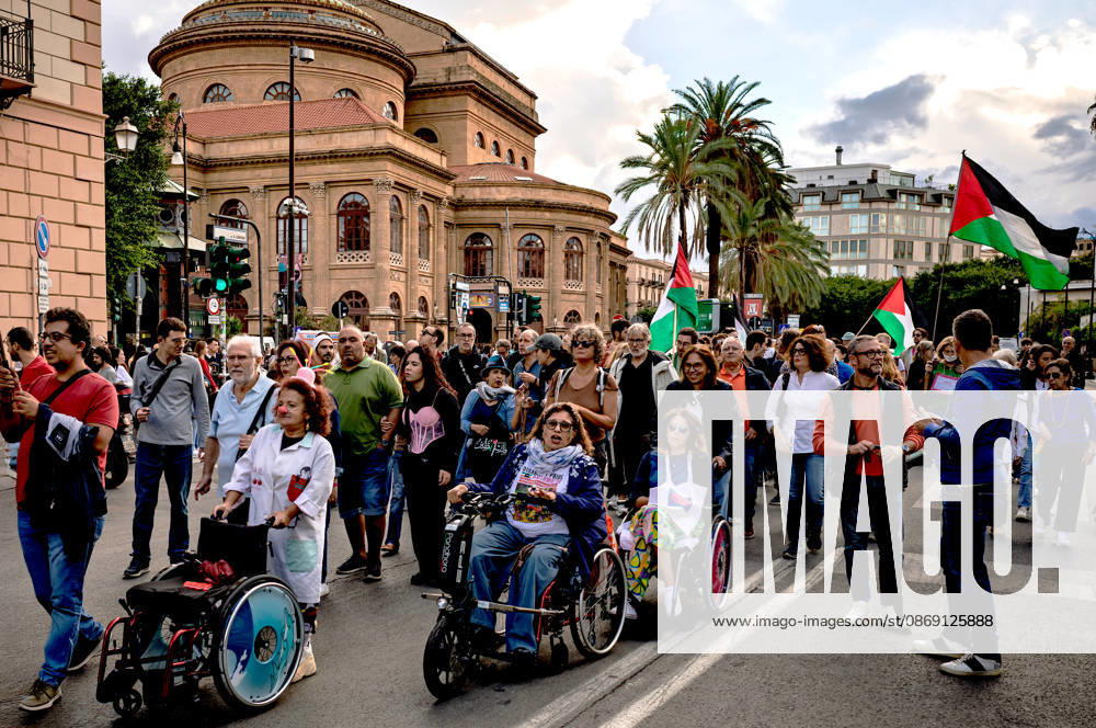 Disability Pride Palermo 2026 PALERMO, ITALY - OCTOBER 10: Disability Pride Palermo, dedicated this year to the theme Revolutionary Disabilities to advocate for the rights and self-determination of people with disabilities and to demand the elimination of architectural barriers, on October 10, 2026 in Palermo, Italy. Palermo Sicily Italy