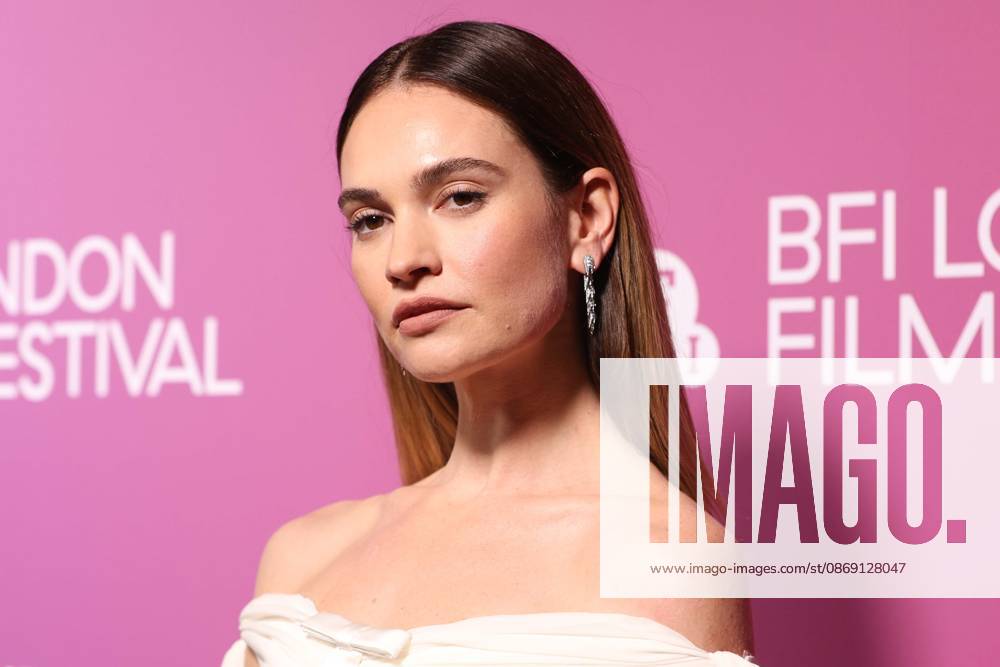 The Liberation premiere in London LONDON, UNITED KINGDOM - OCTOBER 10 : Actress Lily James attends the red carpet ahead of the premiere of the film The Liberation during the 70th BFI London Film Festival in London, United Kingdom on October 10, 2026. Zeynep Demir Anadolu London United Kingdom. Editorial use only. Please get in touch for any other usage.