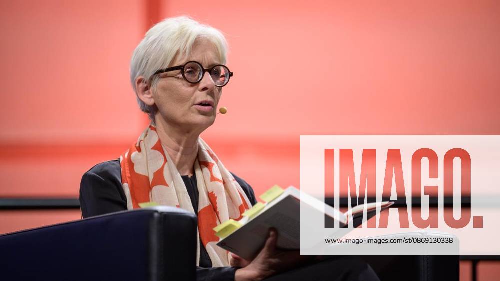 Dörte Hansen bei der Lit.Ruhr auf Zeche Zollverein am Samstag, den 10. Oktober 2026, in Essen-Katernberg. Deutschland NRW Essen
