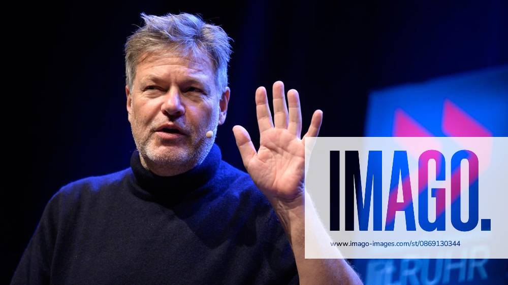 Der ehemalige Vizekanzler und Bundeswirtschaftsminister Robert Habeck am Samstag, den 10. Oktober 2026, bei der Lit.Ruhr auf Zeche Zollverein in Essen-Katernberg. Deutschland NRW Essen