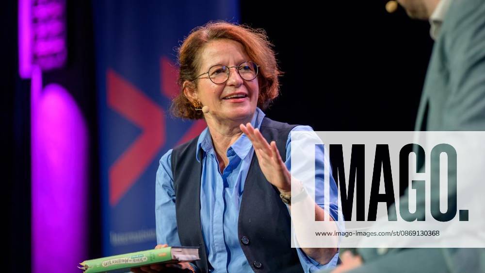 Margit Auer am Samstag, den 10. Oktober 2026, bei der Lit.Ruhr auf Zeche Zollverein in Essen-Katernberg. Deutschland NRW Essen