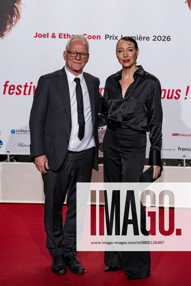 PEOPLE: Festival Lumiere - Lyon 10 10 2026 Thierry Frà maux and Jeanne Cherhal attend the opening ceremony of the 18th Festival Lumiere in Lyon (France) on October 10, 2026. Photo by Sandrine Thesillat PsNewZ