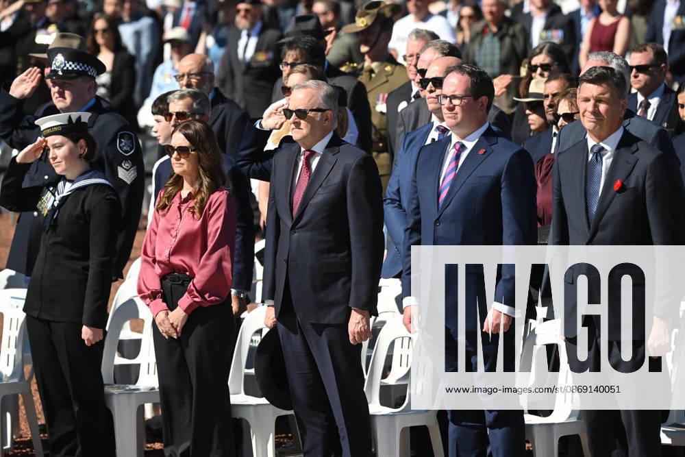COMMEMORATIVE SERVICE OPERATION SLIPPER, Australian Prime Minister Anthony Albanese, Australian Veterans Affairs Minister Keogh and Australian Opposition Leader Angus Taylor attend a commemorative service recognising the 25th anniversary of Australian service in Afghanistan, at the Australian War Memorial in Canberra, Sunday, October 11, 2026. ( NO ARCHIVING CANBERRA AUSTRALIAN CAPITAL TERRITORY Australia
