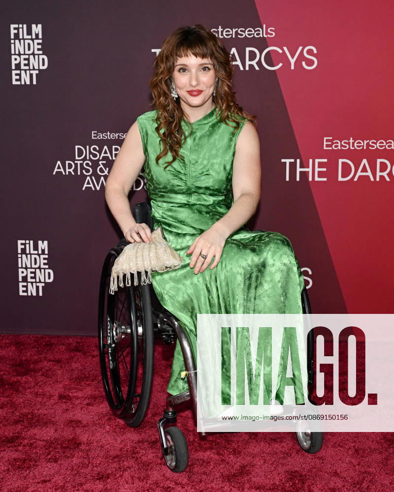 American actress JESSY YATES attends the inaugural Easterseals Disability Arts & Culture Awards DARCYS Awards red carpet. Santa Monica USA - ZUMAb173 20261010_aap_b173_029