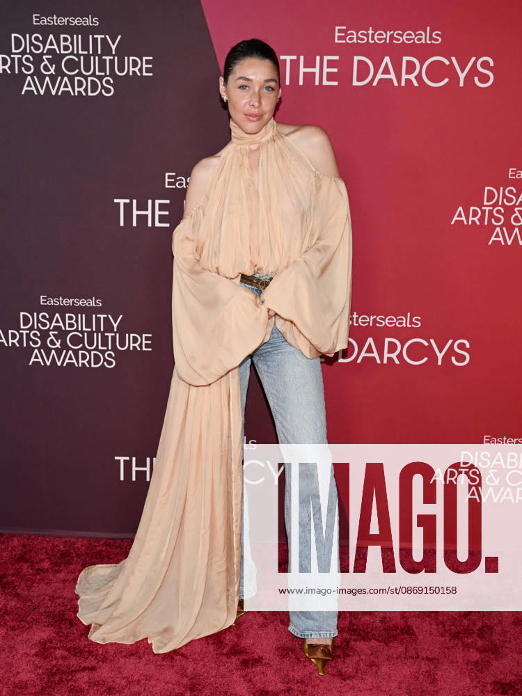 American actress, writer, and producer HANNA STEIN attends the inaugural Easterseals Disability Arts & Culture Awards DARCYS Awards red carpet. Santa Monica USA - ZUMAb173 20261010_aap_b173_030