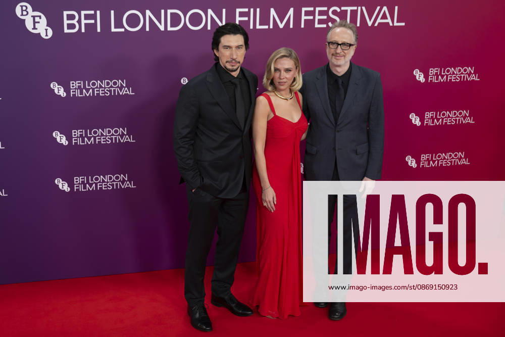 Premiere of ˜Paper Tiger as part of the 70th BFI London Film Festival at the Royal Festival Hall Featuring: Adam Driver, James Gray and Scarlett Johansson Where: London, United Kingdom When: 10 Oct 2026 Credit: Cover Images **NOT AVAILABLE FOR HELLO MAGAZINE** . NOT FOR USE BY NEWSPAPERS BASED IN THE UK.