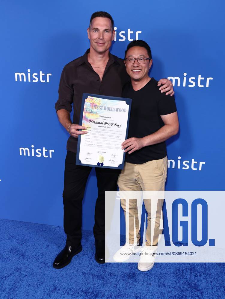 MISTR s 2nd Annual National PrEP Day Celebration Tristan Schukraft and Danny Hang at MISTR s 2nd Annual National PrEP Day Celebration held at The Abbey Food and Bar on October 10, 2026 in West Hollywood, Los Angeles, California, United States. West Hollywood California United States