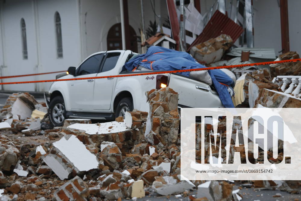 (261011) -- PENONOME, Oct. 11, 2026 -- This photo taken on Oct. 10, 2026 shows a street view after an earthquake in Penonome, Panama. Panama declared a state of emergency on Saturday to coordinate relief efforts and assist communities affected by a powerful earthquake that struck the country Friday. (Photo by Xinhua) PANAMA-PENONOME-EARTHQUAKE-AFTERMATH DanielxGonzalez