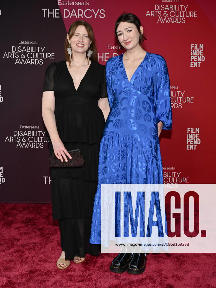 SARAH GARRAHAN and KATARINA POLJAK attend the inaugural Easterseals Disability Arts & Culture Awards DARCYS Awards red carpet. Santa Monica USA - ZUMAb173 20261010_aap_b173_051