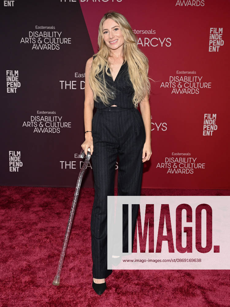 KEELY CAT-WELLS attends the inaugural Easterseals Disability Arts & Culture Awards DARCYS Awards red carpet. Santa Monica USA - ZUMAb173 20261010_aap_b173_082