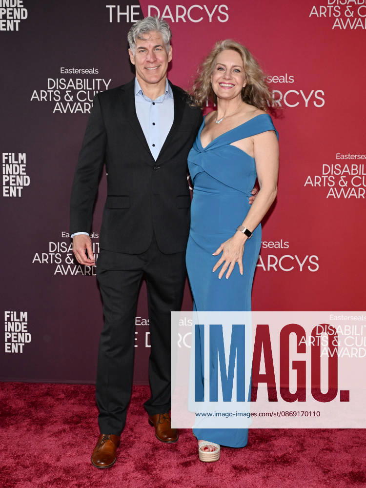 BRIAN HEATHERMAN and EILEEN GRUBBA attend the inaugural Easterseals Disability Arts & Culture Awards DARCYS Awards red carpet. Santa Monica USA - ZUMAb173 20261010_aap_b173_104