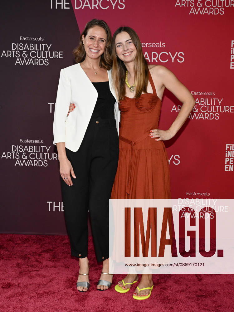 KELLY MARTIN and ASHLEY MORGAN attend the inaugural Easterseals Disability Arts & Culture Awards DARCYS Awards red carpet. Santa Monica USA - ZUMAb173 20261010_aap_b173_111