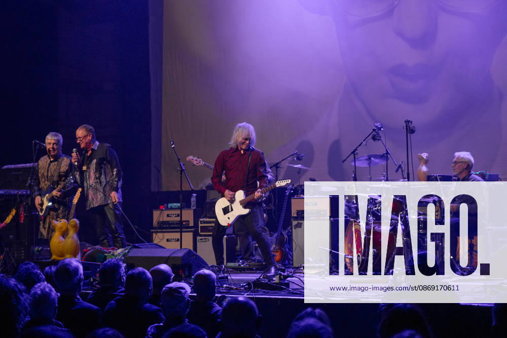 The Syd Barrett 80th Birthday Concert, The Corn Exchange, Cambridge, UK, 10 October 2026. 10 October 2026: Swedish band Men On The Border play The Syd Barrett 80th Birthday Concert at The Corn Exchange, Cambridge, UK., Credit:Stuart Hogben Avalon