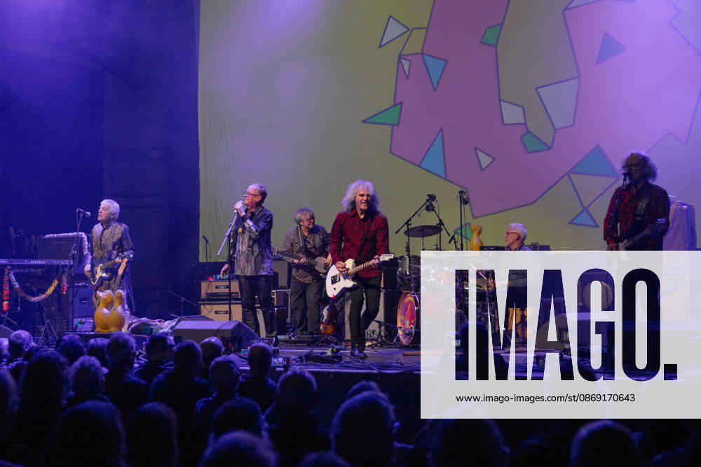 The Syd Barrett 80th Birthday Concert, The Corn Exchange, Cambridge, UK, 10 October 2026. 10 October 2026: Swedish band Men On The Border play The Syd Barrett 80th Birthday Concert at The Corn Exchange, Cambridge, UK., Credit:Stuart Hogben Avalon
