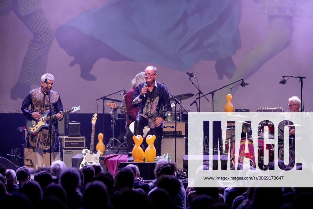 The Syd Barrett 80th Birthday Concert, The Corn Exchange, Cambridge, UK, 10 October 2026. 10 October 2026: Swedish band Men On The Border play The Syd Barrett 80th Birthday Concert at The Corn Exchange, Cambridge, UK., Credit:Stuart Hogben Avalon