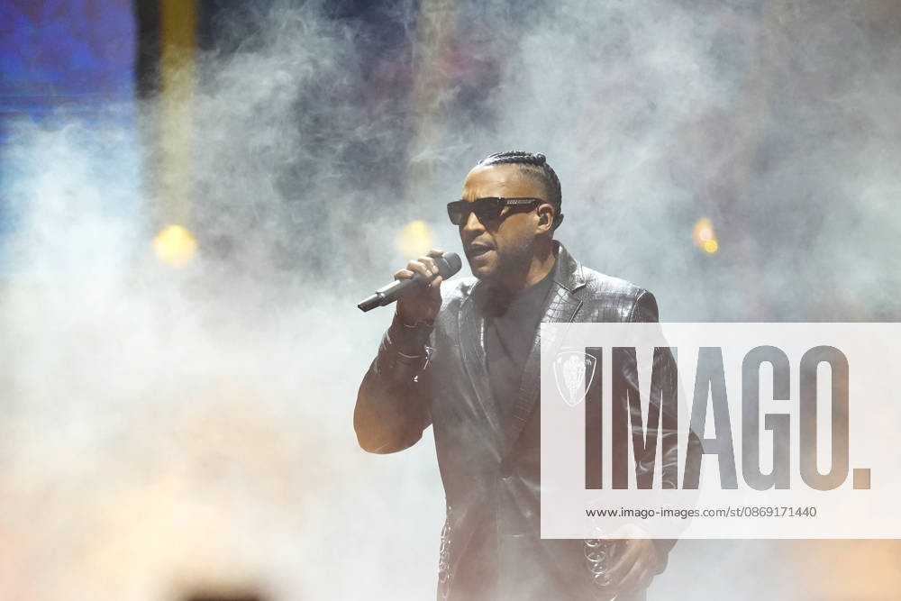 Puerto Rican singer Don Omar performs during his concert at the Barclays Center in New York, United States, 10 October 2026. Don Omar Concert in New York !ACHTUNG: NUR REDAKTIONELLE NUTZUNG!