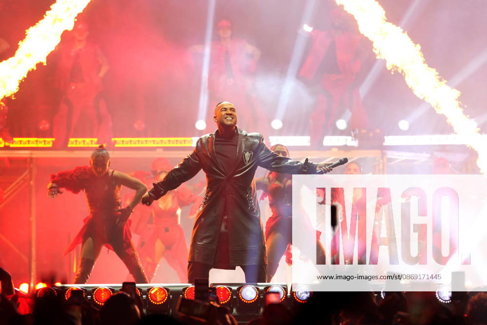 Puerto Rican singer Don Omar performs during his concert at the Barclays Center in New York, United States, 10 October 2026. Don Omar Concert in New York !ACHTUNG: NUR REDAKTIONELLE NUTZUNG!